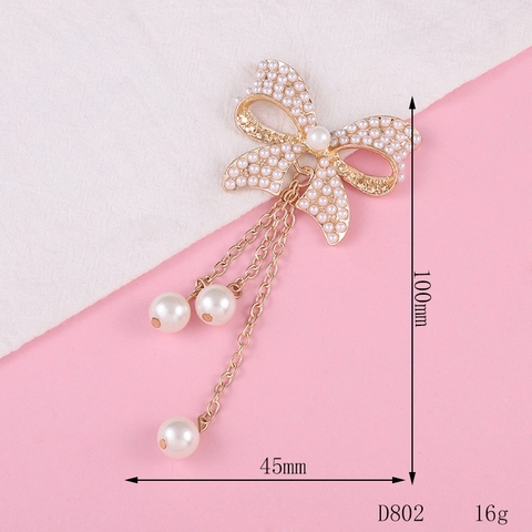 Schleife Charms Legierung Strass Künstliche Perle Quaste Anhänger Für DIY Schmuckherstellung Handyhülle Dekor Zubehör