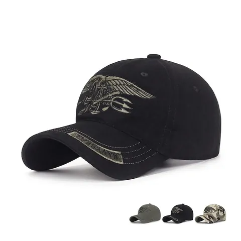 Cappellino Da Baseball In Cotone Mimimetico Tattico Cappello Sportivo Parasole All'aperto Con Fibbia In Metallo Regolabile Per Uomini Donne