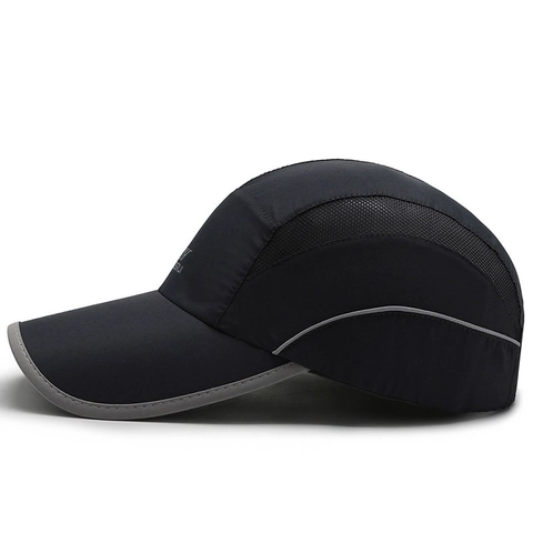 Schnell Trocknende Baseballkappe Atmungsaktive Mesh Sonnenhut Outdoor Sport Laufen Golf Verstellbar Leicht Damen Herren