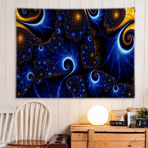 Tapiz De Pared Arte Abstracto Paisaje Galaxia Tela De Poliéster Paño De Fondo Decorativo Para Dormitorio Sala De Estar Dormitorio