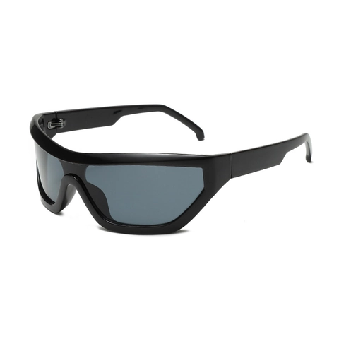 Y2K Oversized Sports Sunglasses UV400 One Piece Wrap Around Plastic PC Frame Outdoor Cycling For Unisex