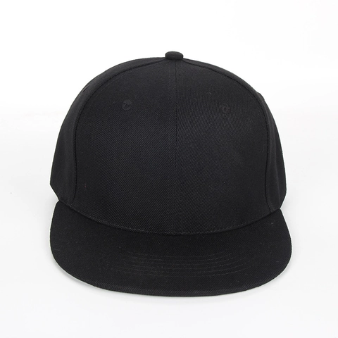Snapback Hat Flat Brim Baseball Cap Acrylic Solid Color Camouflage Hip Hop Streetwear Sun Protection Men Women
