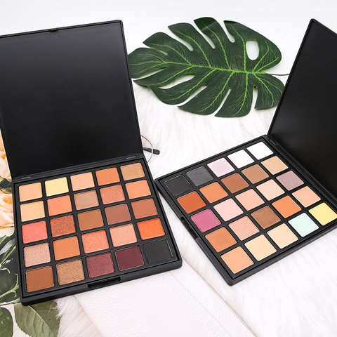 Eyeshadow Palette Multi Color Matte Shimmer Highly Pigmented Long Lasting Waterproof Eye Makeup Nude Earth Tones Women