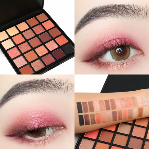 Eyeshadow Palette Multi Color Matte Shimmer Highly Pigmented Long Lasting Waterproof Eye Makeup Nude Earth Tones Women