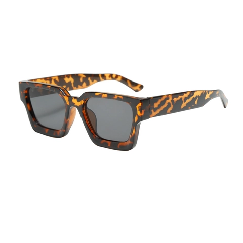 Occhiali Da Sole Quadrati Montatura Spessa Protezione UV400 Retro Trendy Hip Hop Outdoor Per Uomo Donna Plastica