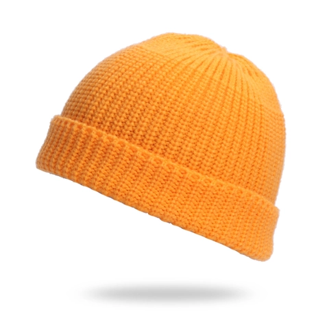 Strickmütze Beanie Acryl Warm Winter Umschlag Docker Mütze Retro Streetwear Für Herren Damen