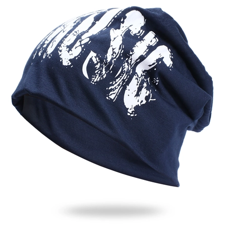 Music Lettre Impression Slouchy Bonnet Chapeau Acrylique Tricoté Pull Casquette Hip Hop Street Dance Doux Coupe-vent Unisexe