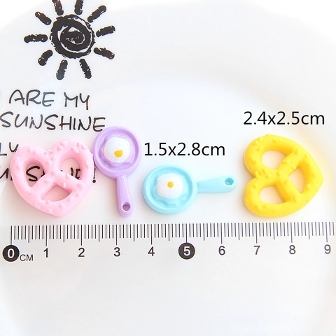 Προσομοίωση Resin Pretzel Σε Σχήμα Καρδιάς Για DIY Θήκη Κινητού Κατασκευή Κοσμημάτων Χειροτεχνία Διακόσμηση Θέμα Φαγητού