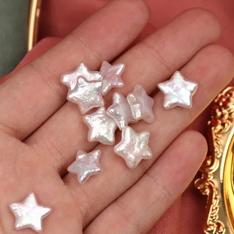Perles De Culture D'eau Douce Naturelles Forme Étoile Pour Création Bijoux DIY Baroque Irisé