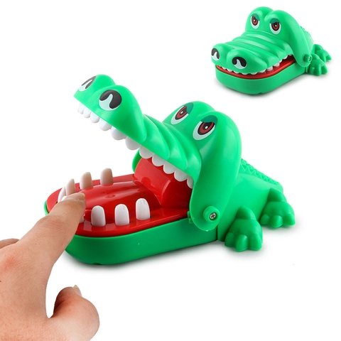 Biting Finger Toy Crocodile Biting Game Plastic Mechanical Interactive Party Prank For Kids Family Surprise