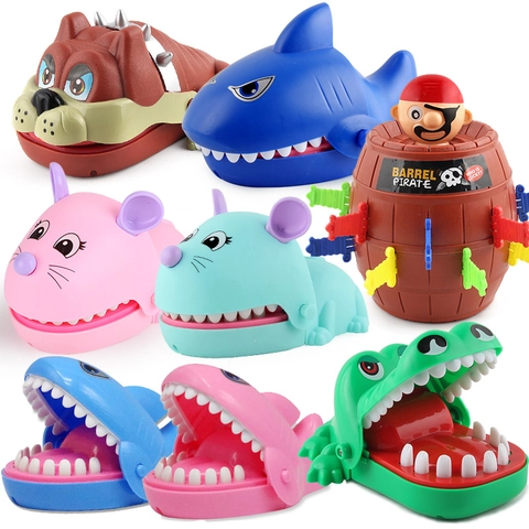 Biting Finger Toy Crocodile Biting Game Plastic Mechanical Interactive Party Prank For Kids Family Surprise
