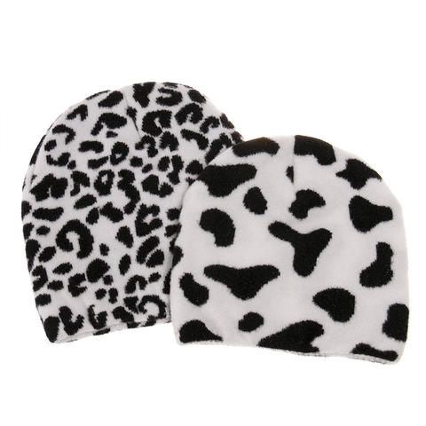 Gebreide Beanie Muts En Hoofdband Acryl Warm Winter Outdoor Hip Hop Zwart Wit Patroon Accessoire