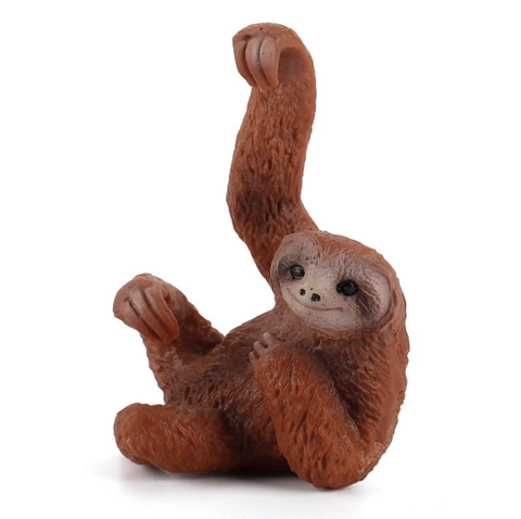 Figure Modello Animali Selvatici Realistici Giocattoli PVC Miniatura Orso Nero Alce Fenicottero Bradipo Decorazione Da Scrivania Educativa