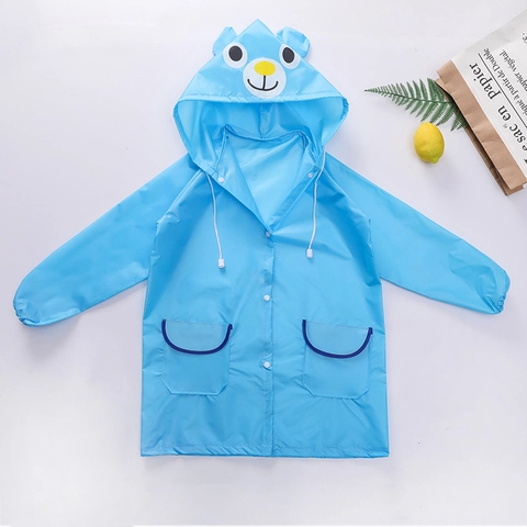 Impermeabile Bambini Impermeabile Cartone Animato Animale Con Cappuccio Poncho Ragazzi Ragazze Attrezzatura Da Pioggia Con Tasche