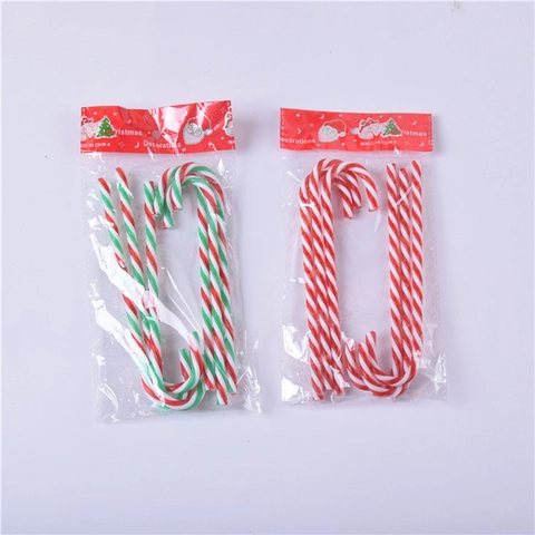 Weihnachts Zuckerstangen Und Lutscher Ornamente Acryl Kunststoff Baumbehang Dekorationen Für Feiertagsparty Hausdekor