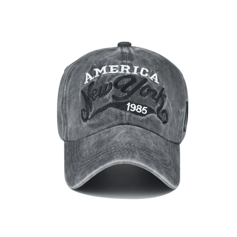 Gorra De Béisbol De Algodón Lavado Vintage Distressed Bordado De Letras 3D Sombrero De Sol Ajustable Para Hombre Mujer