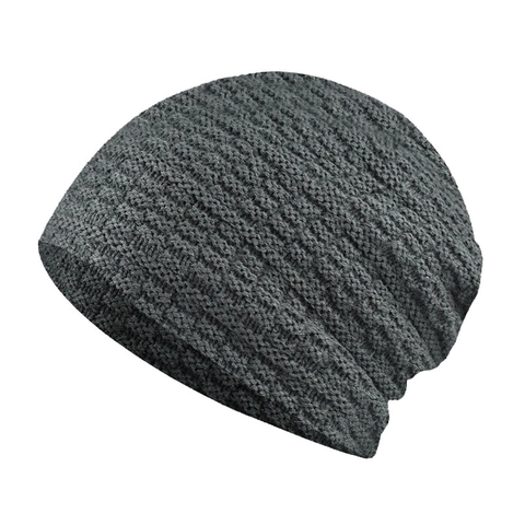 Winter Knitted Beanie Hat Warm Chenille Fleece Lined Outdoor Solid Color Ribbed For Men Women