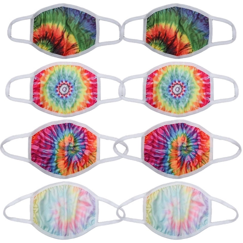 Μάσκα Προσώπου Tie Dye Αναπνεύσιμο Μαλακό Ύφασμα Προστασία Από Σκόνη Πλενόμενη Επαναχρησιμοποιήσιμη Μάσκα Προστασίας
