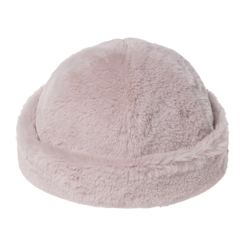 Winter Faux Fur Landlord Hat Brimless Skull Cap Thick Warm Windproof Fleece Miki Hat Solid Color For Women Men