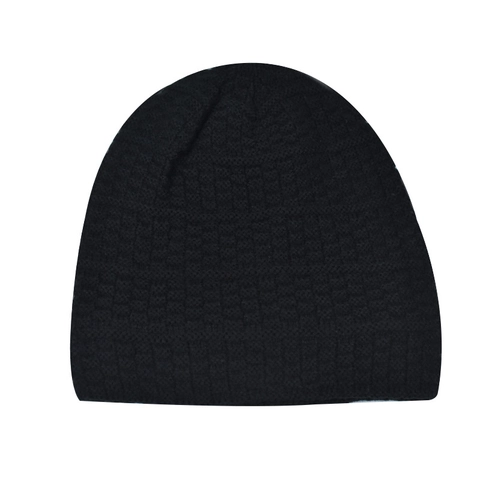 Winter Knitted Beanie Hat Warm Chenille Fleece Lined Outdoor Solid Color Ribbed For Men Women