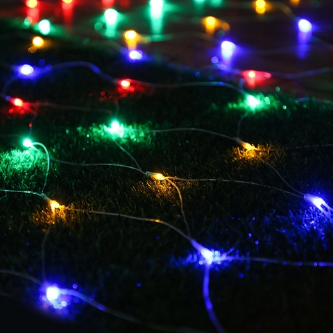 LED Net Lights Waterproof Mesh String Lights Outdoor Decorative Fairy Lighting For Christmas Wedding Party Garden