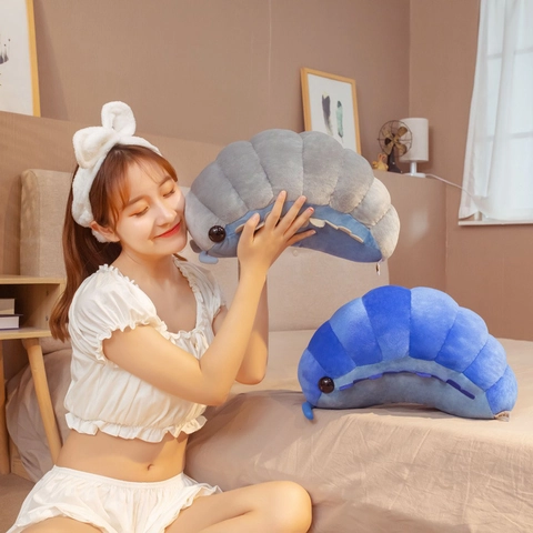 Isopod Pluche Speelgoed Zacht Knuffeldier Pissebed Kussen Kort Pluche Voor Kinderen Geschenken Home Decor Nieuwigheid