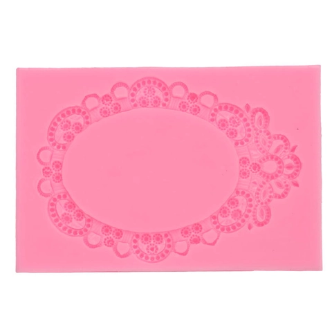 Stampo In Silicone Rilievo Barocco Bordo Cornice Foto Floreale Decorazione Torta Fondente Per Fai Da Te Cioccolato Argilla