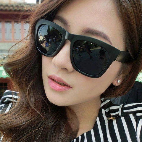 Gafas De Sol Cuadradas Vintage Montura De Plástico Protección UV Gafas Retro Extragrandes Para Conducción Al Aire Libre Viajes Unisex