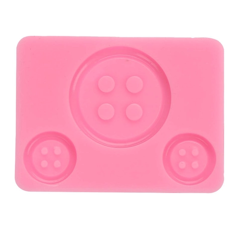 Stampo In Silicone Bottone Fiocco Rilievo Cornice Per Torta Fondente Cioccolato Artigianato DIY Strumenti Pasticceria