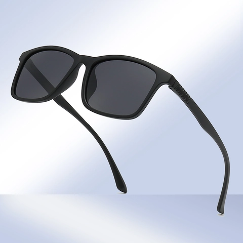 Occhiali Da Sole Polarizzati Business Da Uomo TR90 Montatura Quadrata TAC UV400 Leggeri Guida Pesca Sport All'aperto