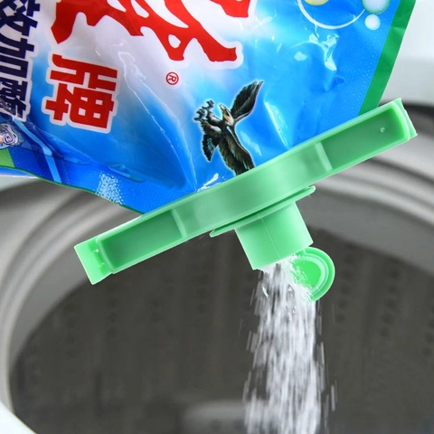 Clip Sigillante Per Alimenti Con Beccuccio Di Scarico Plastica Resistente All'umidità Per Polvere Organizzatore Cucina