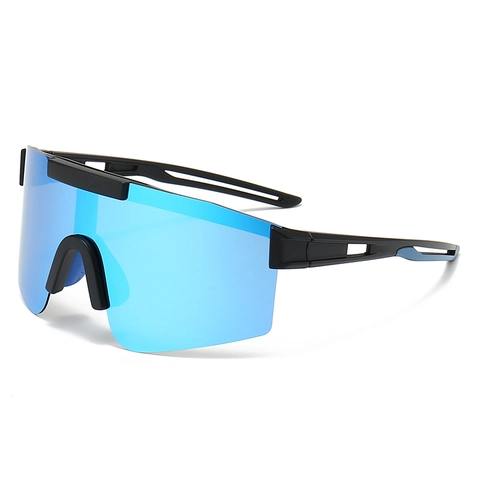 Sport Polarisierte Sonnenbrille TAC Gläser PC Rahmen UV400 Radfahren Laufen Outdoor Trendige Große Shield Brille Unisex