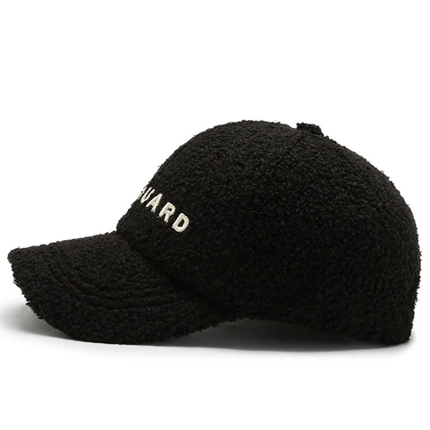 Cappello Da Baseball In Pile Sherpa Ricamato Lifeguard Berretto Snapback Regolabile Caldo Invernale