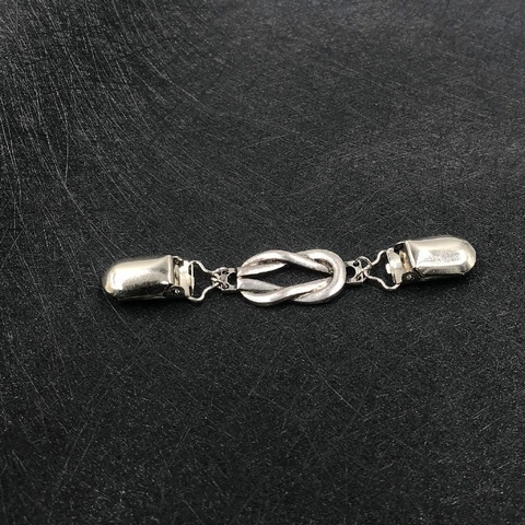 Clip per Cardigan a Nodo in Lega di Zinco Vintage per Donna Spilla a Becco d'Anatra per Maglione Scialle Stringi Scollo Gioielli alla Moda