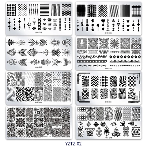 Professionele Nagel Stempel Manicure Tools Met Roestvrijstalen Platen Transparante Stamper Schraper Voor DIY Kunst Decoratie