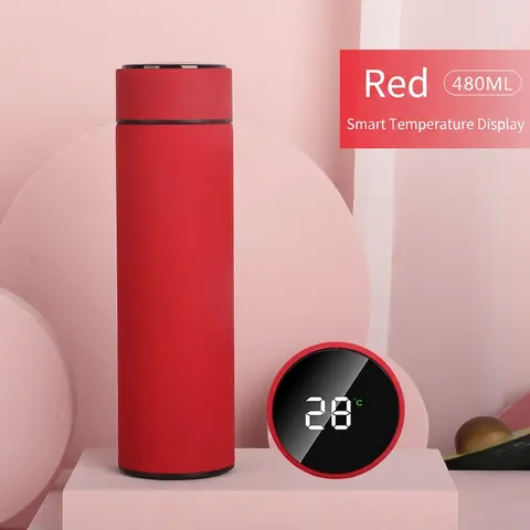 Smart Stainless Steel Thermos Cup LED Temperature Display Vacuum Insulated Water Bottle Business Gift Portable Travel Mug