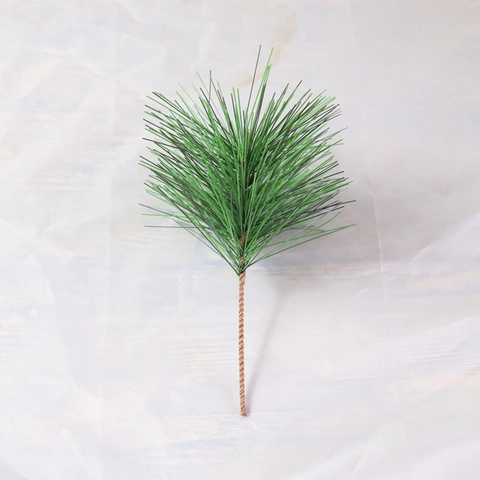 Artificial Pine Needle Picks Bionic PVC Green Branches For Christmas Tree DIY Crafts Floral Arrangements Home Decoration