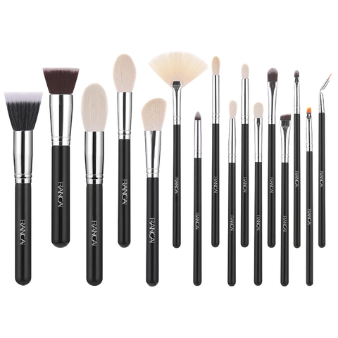 Professionelle Make-up-Pinsel Synthetikfasern Holzgriff Gesicht Augen Beauty-Tools Konturieren Verblenden Foundation-Pinsel