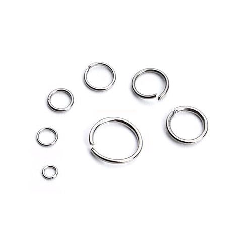 Stainless Steel Open Jump Rings Closed Connecting Rings For DIY Jewelry Making Findings Accessories Gold Silver Tone