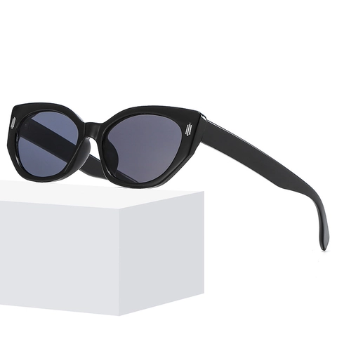 Katzenaugen Sonnenbrille UV Schutz PC Rahmen AC Linsen Retro Vintage Mode Brillen Für Frauen Outdoor Reise Streetwear