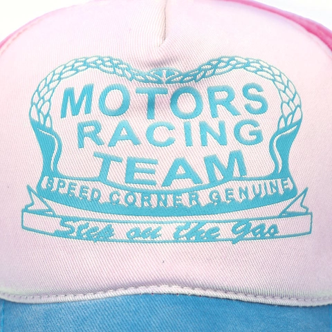 Vintage Racing Team Baseball Cap Washed Distressed Cotton Adjustable Outdoor Sport Sun Hat Retro Casual For Men Women
