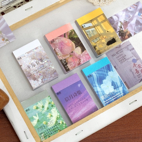 Esthetisch Scrapbooking Stickerboek Washi Papier DIY Journal Decoratief Materiaal Vintage Artistieke Natuurlandschap Stijl