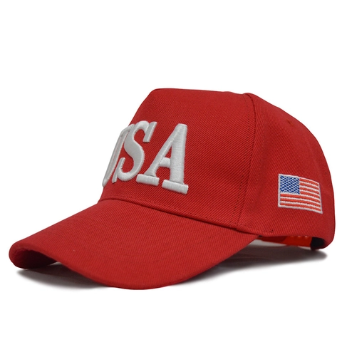 American Patriot Baseball Cap USA Flag 3D Embroidered Sun Hat Acrylic Wool Blend Adjustable Sports Cap For Men Women