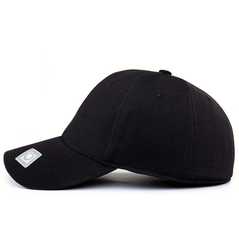 Gorra De Béisbol Tela De Piña Elástica Transpirable Estilo Cerrado Sombrero De Sol Deporte Aire Libre Hombre Mujer