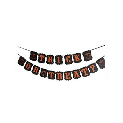 Vintage Kraft Paper Banner Garland Halloween Thanksgiving Wedding Baby Shower Party Decor Rustic Hanging Sign Backdrop