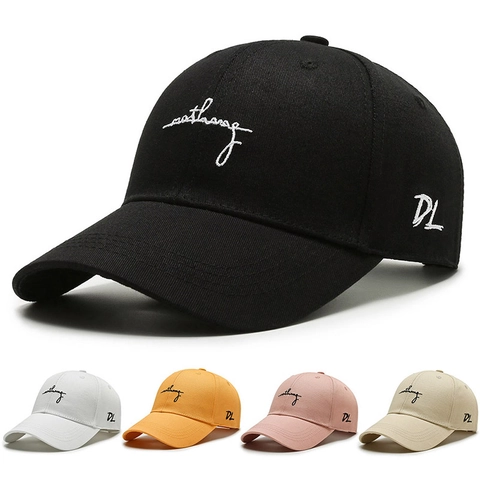 Gorra de Béisbol para Hombre y Mujer 100% Algodón Gorro de Sol Ajustable Bordado de Letras Suave Casual Deporte al Aire Libre