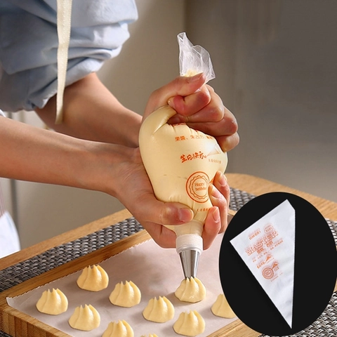 Disposable Plastic Piping Bags Non-Slip Thickened Pastry Icing Bags For Cake Decorating Cream Jam Chocolate