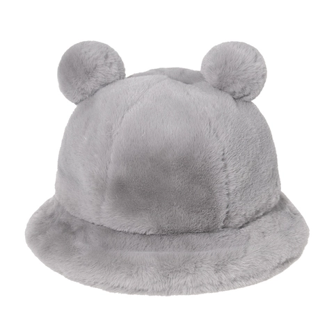 Cappello Alla Pescatora Peluche Orecchie Di Orso Pelliccia Sintetica Di Coniglio Caldo Inverno Spesso Donna Ragazza
