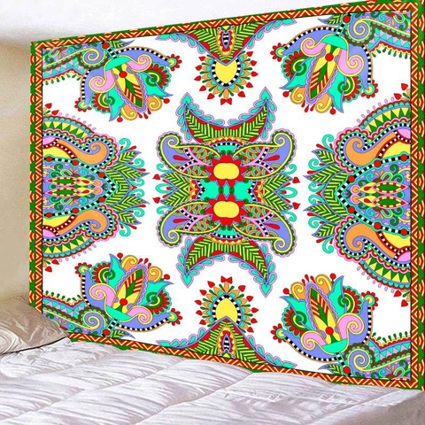 Tappezzeria Mandala Boemia Appeso A Parete Poliestere Motivo Paisley Stile Etnico Vintage Per Arredo Camera