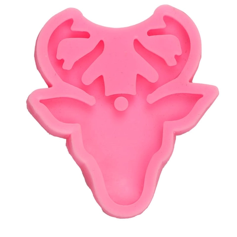 Moldes De Silicona Reno Mariposa Calavera Ojos Corazón Para Hornear Fondant Chocolate Llavero Artesanía DIY